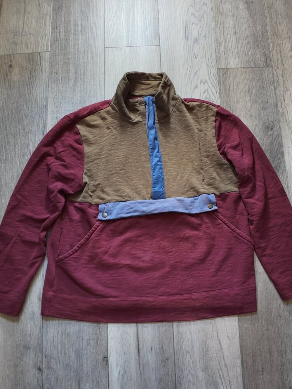 LL Bean Signature Colorblock Anorak Pullover Jacket Slim Fit Mens Large L Gorpco